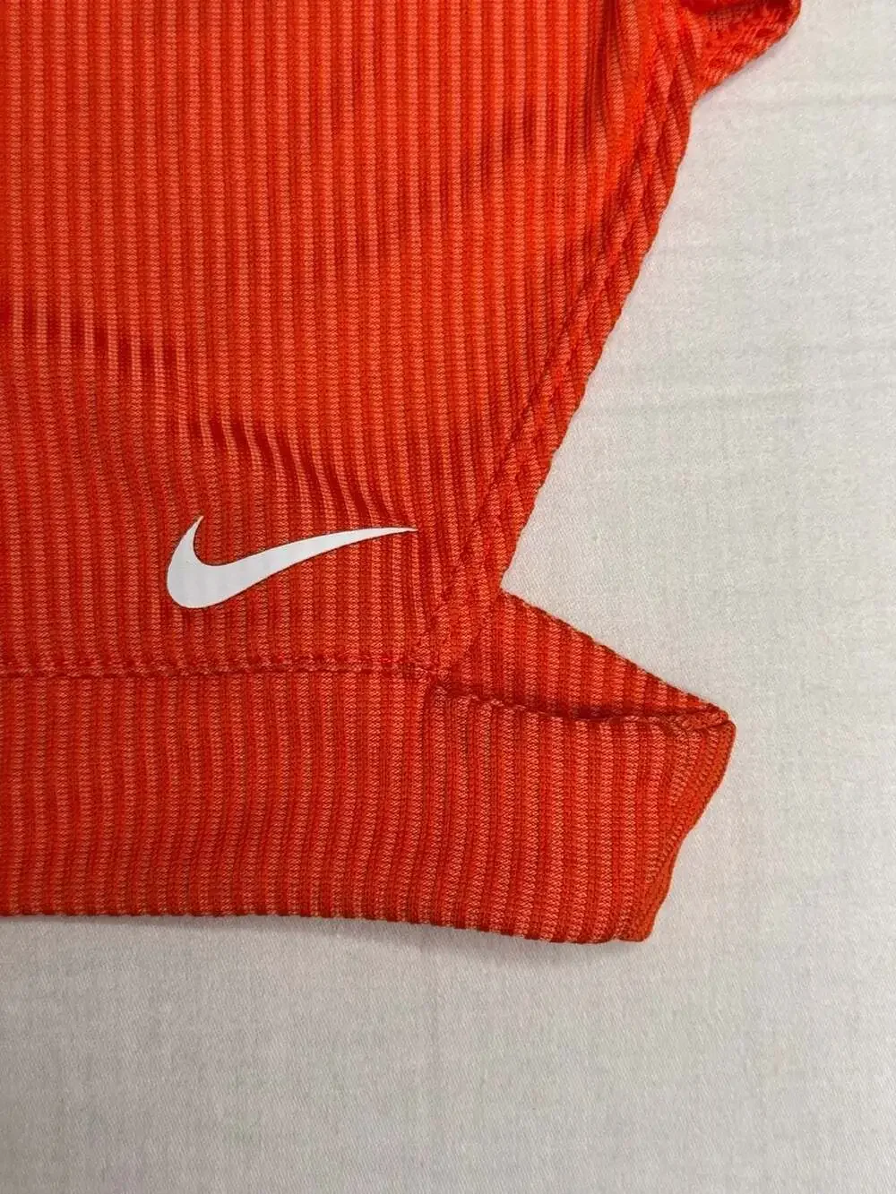 Nike Womans Naomi Osaka Court Tennis Crop Top Orange Sz xs. pickleball